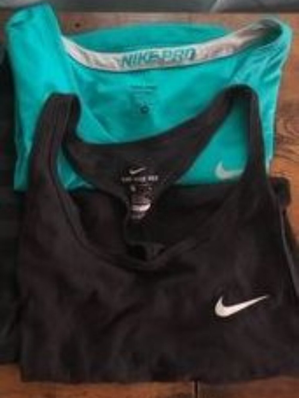 Nike Pro Athletic Bundle - Short Sleeve Tee & Tank - Women's Sz M